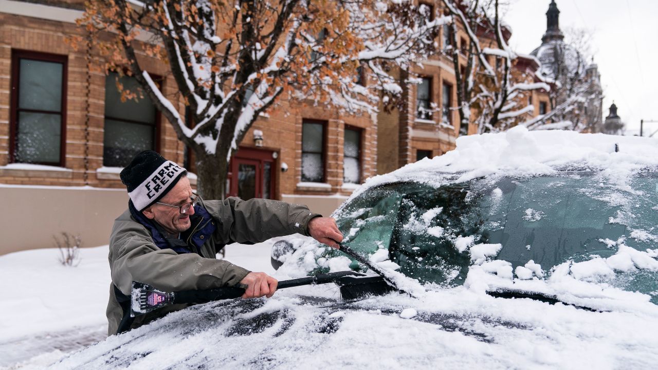 City officials declared a snow emergency in Minneapolis and St. Paul, Minnesotta on Wednesday.