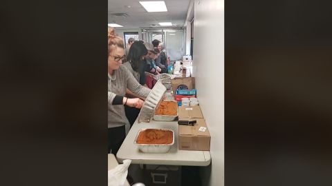 Volunteers prepared 600 meals for the animals at a Texas shelter.