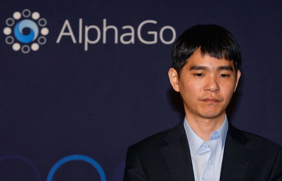 South Korean professional Go player Lee Se-dol attends a press conference after a match against Google's artificial intelligence program, AlphaGo on March 10, 2016 in Seoul, South Korea. 
