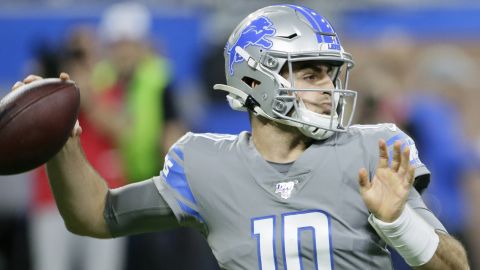 Detroit Lions quarterback David Blough is playing in his first NFL game on Thanksgiving against the Chicago Bears.