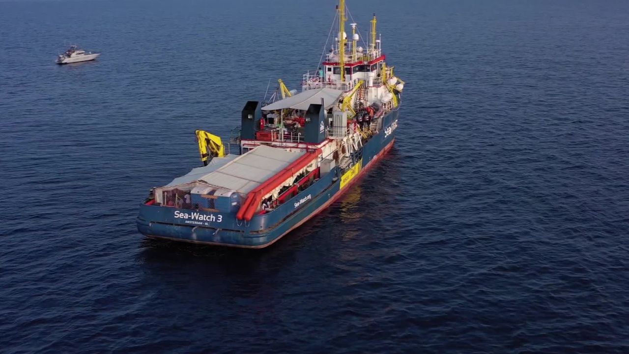 German Sea-Watch Captain Carola Rackete defied Italian authorities by docking with 40 rescued migrants on board.