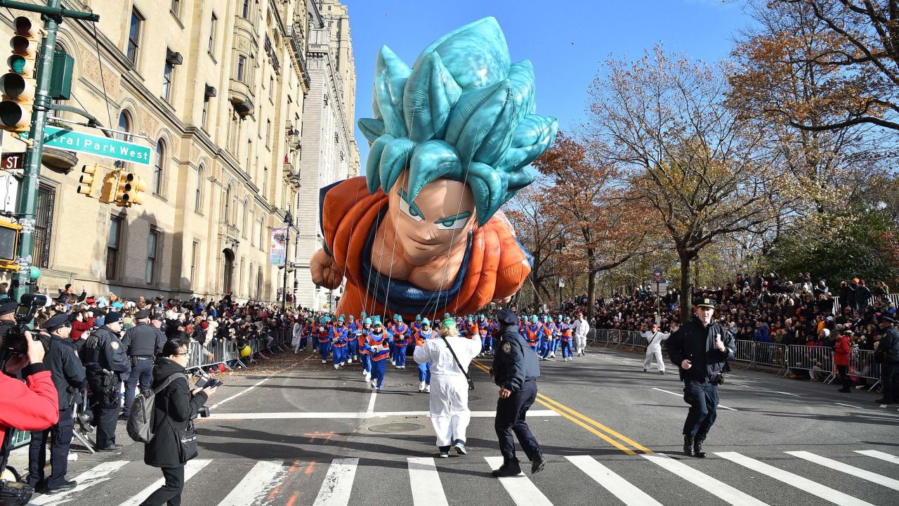 NEW YORK, NEW YORK - NOVEMBER 28:  93rd Annual Macy's Thanksgiving Day Parade on November 28, 2019 in New York City. (Photo by Theo Wargo/Getty Images)