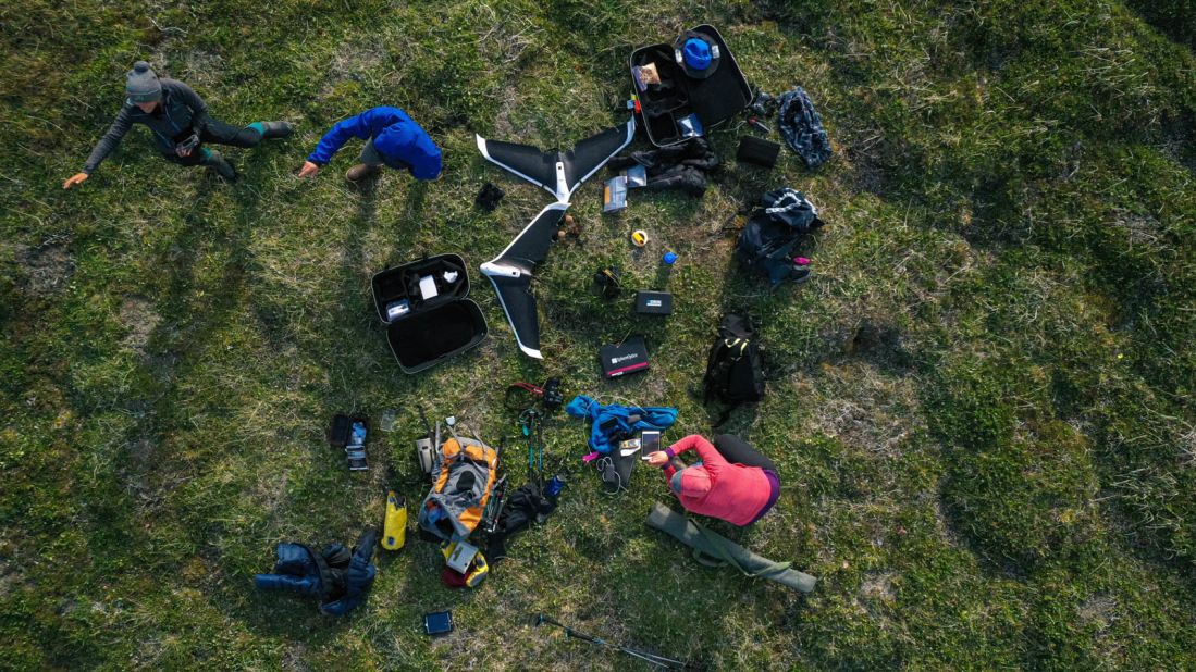 <strong>Qikiqtaruk-Herschel Island, Canada: </strong>Drones are used to capture the bigger picture of how climate change is altering northern ecosystems. This photo was taken on an expedition supported by the National Geographic Society.