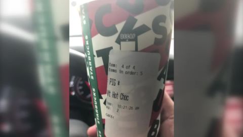 The Police Chief of the Kiefer, Oklahoma police department said in a Facebook post that one of his officers was picking up an order at a local Starbucks and there was a derogatory term printed on the label.