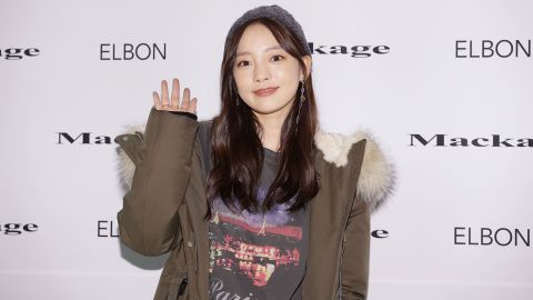 Goo Hara at an event in Seoul in October 2017.