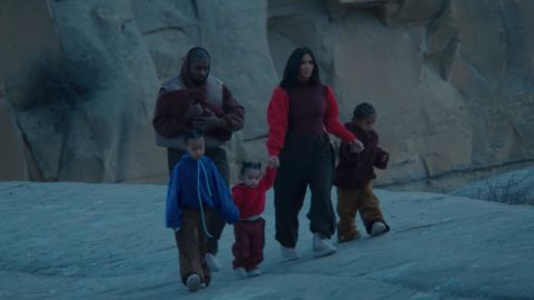 A scene from Kanye West's "Closed on Sunday" music video. 