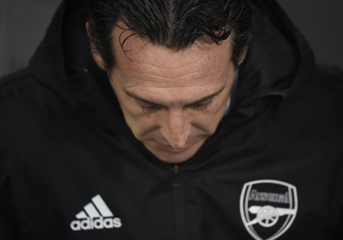 Emery has been the target of criticism from Arsenal fans for a number of weeks.  