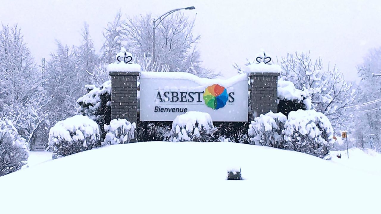 The City of Asbestos will announce its new name in 2020. 