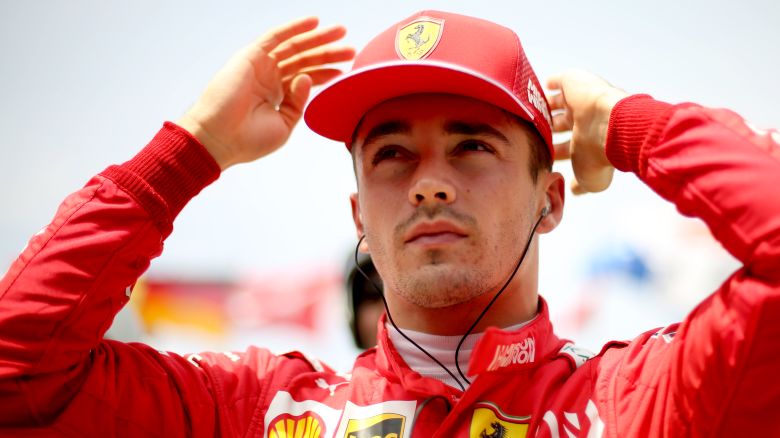 SAO PAULO, BRAZIL - NOVEMBER 17: Charles Leclerc of Monaco and Ferrari prepares to drive on the grid before the F1 Grand Prix of Brazil at Autodromo Jose Carlos Pace on November 17, 2019 in Sao Paulo, Brazil. (Photo by Charles Coates/Getty Images)