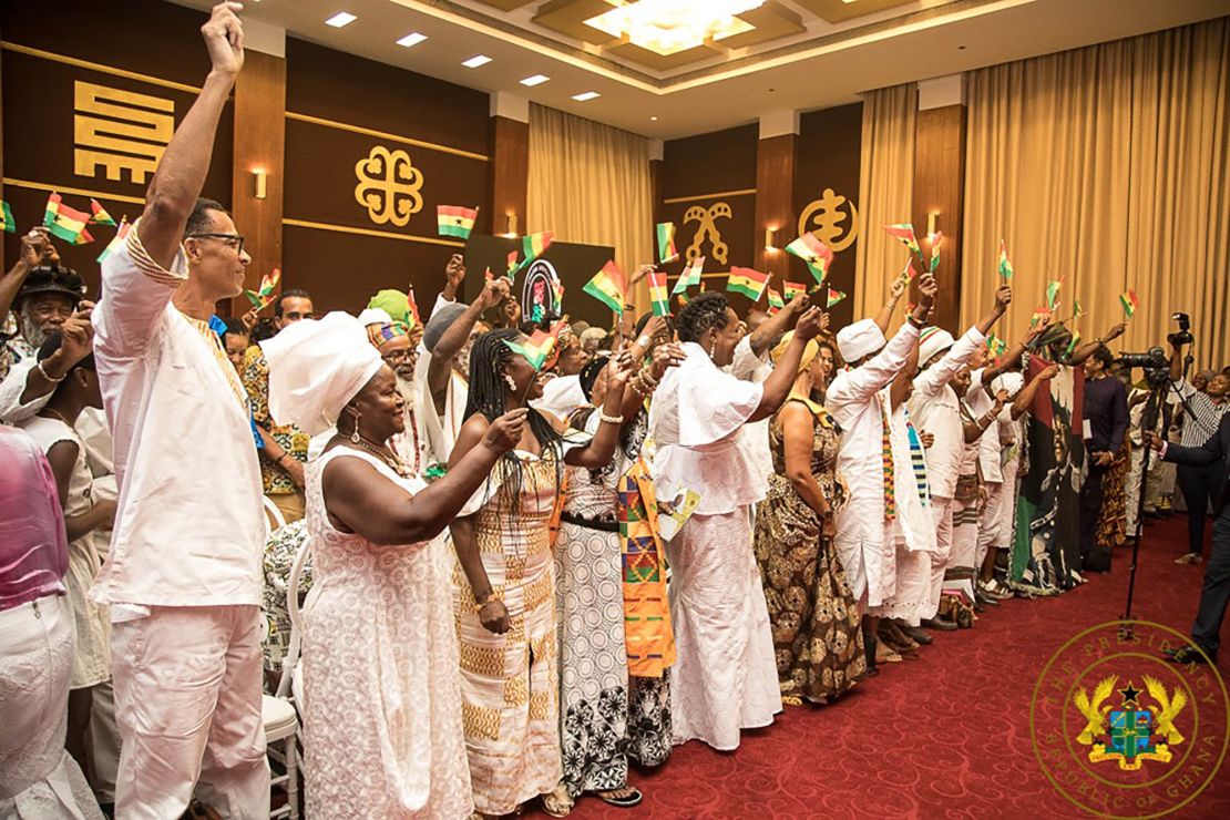 Ghana made 126 African-Americans and Caribbeans its citizens as part of Year of Return celebrations.