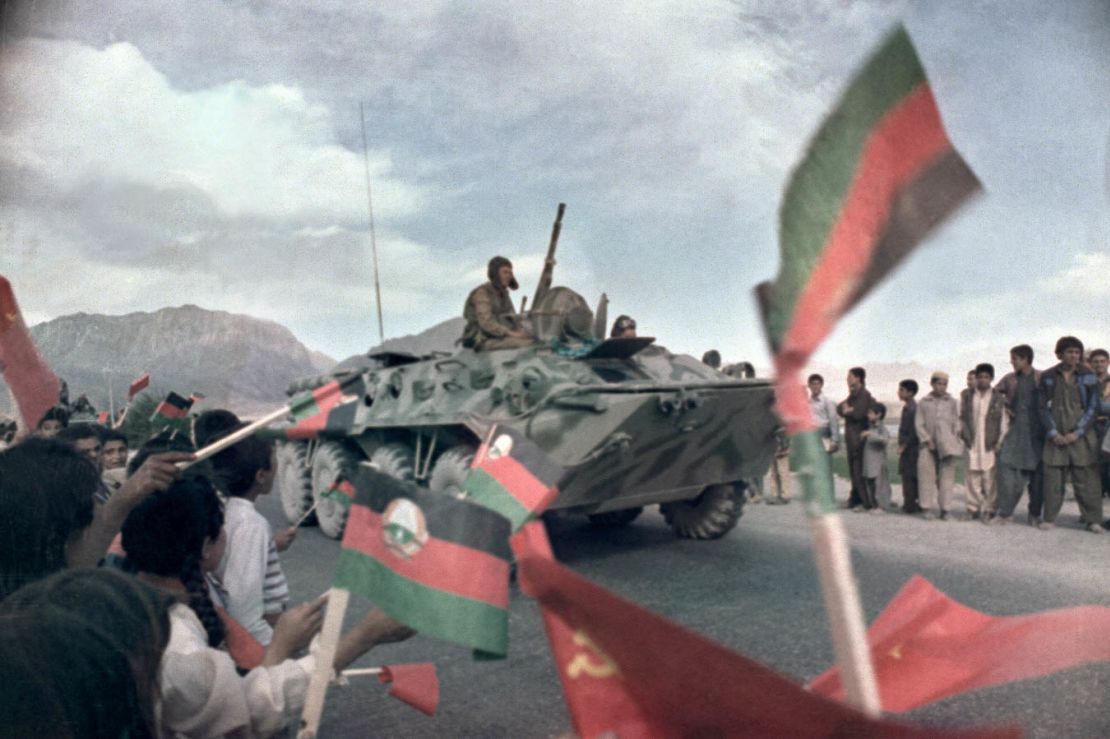 Russia began its withdrawal of troops from Afghanistan at the end of the 1980s.