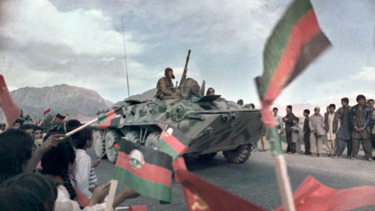 Russia began its withdrawal of troops from Afghanistan at the end of the 1980s.