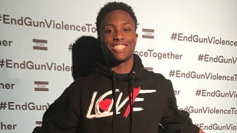 Brown launched an anti-gun violence line of clothing and merchandise called Love1.