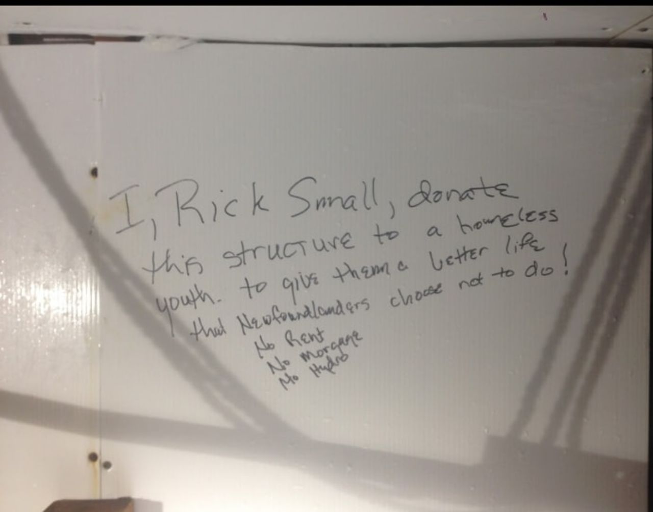 Inside the boat was a mysterious inscription.