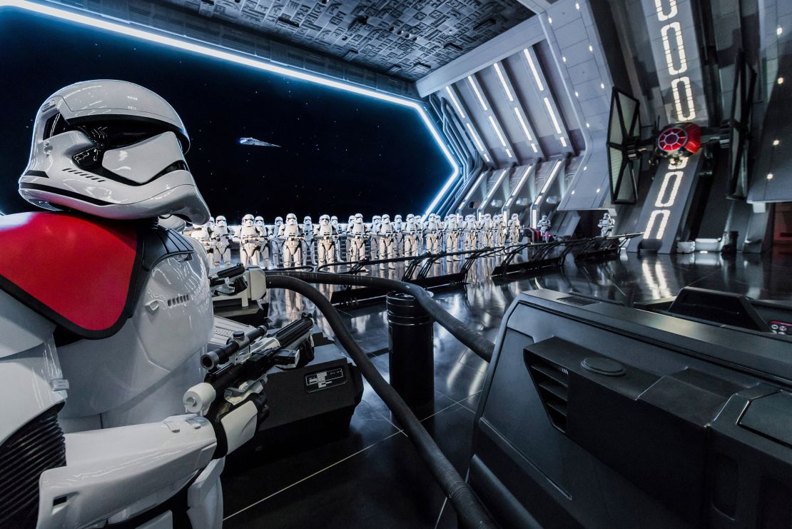 Disney guests will traverse the corridors of a Star Destroyer and join an epic battle between the First Order and the Resistance, including a face-off with Kylo Ren.