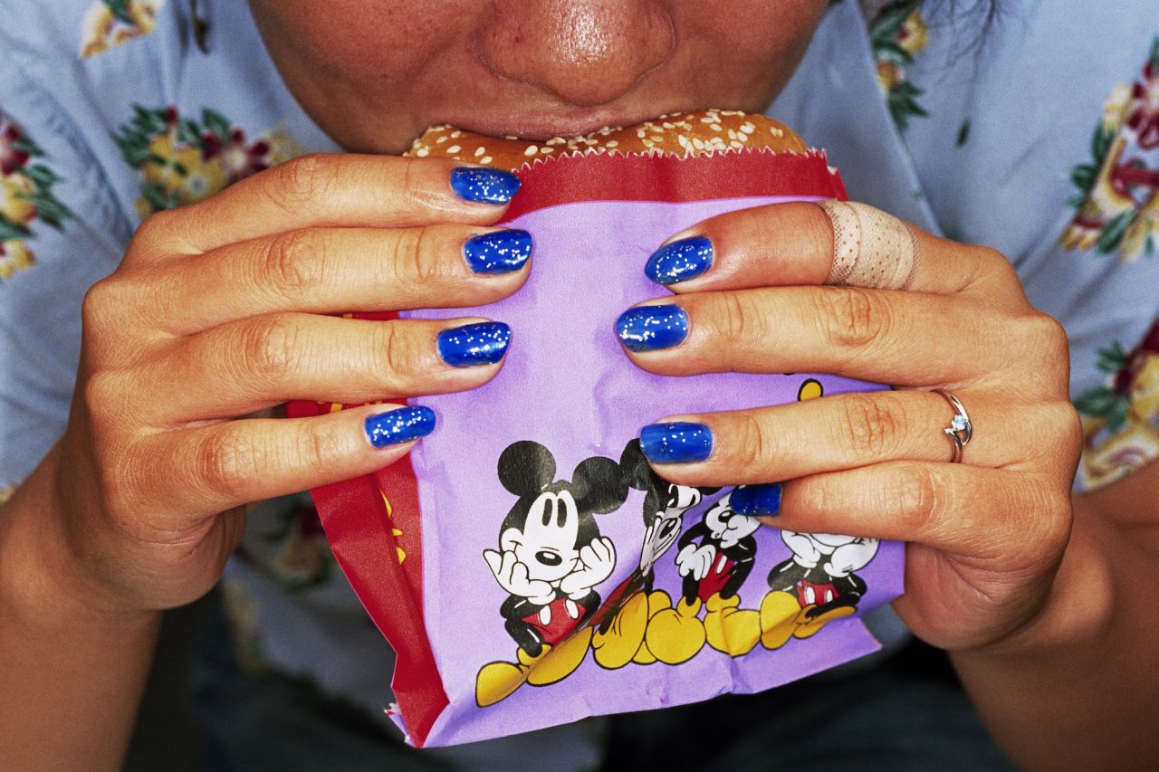 An image from Disneyland in Tokyo, as featured in British photographer Martin Parr's book, "Common Sense."