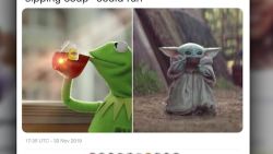 baby yoda sipping soup internet reactions mxp vpx _00001605