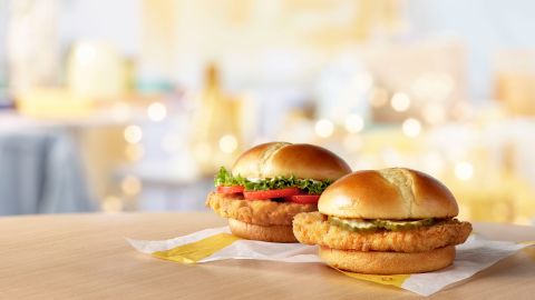 McDonald's is testing out two crispy chicken sandwiches in Knoxville and Houston. 