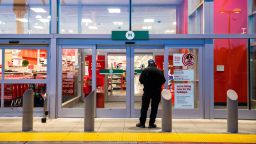 EMERYVILLE, CA - NOVEMBER 29: A lone Black Friday shopper waits for the opening of a Target store on November 29, 2019 in Emeryville, United States. Black Friday is traditionally the biggest shopping event of the year, and marks the beginning of the holiday shopping season. (Photo by Philip Pacheco/Getty Images)