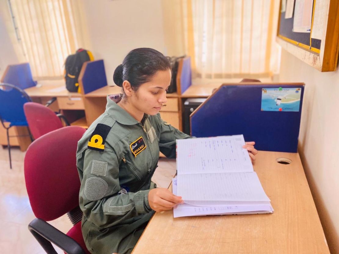 Lieutenant Shivangi said she has received "massive support" from her navy squadron. 
