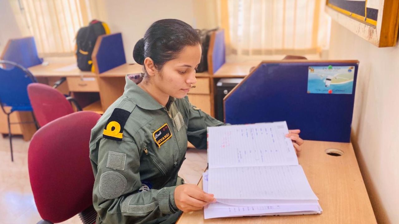Lieutenant Shivangi said she has received "massive support" from her navy squadron.