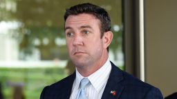 US Rep. Duncan Hunter leaves federal court after a motions hearing Monday, July 1, 2019, in San Diego.