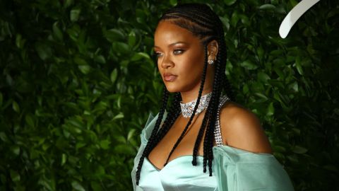 Rihanna attends the British Fashion Awards on December 2, 2019 in London.