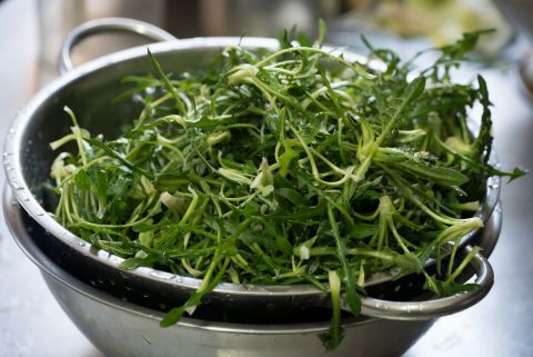 Wild greens like purslane, dandelion and arugula are a great source of minerals as well as carotenoids— the colorful pigments our body converts to vitamin A.