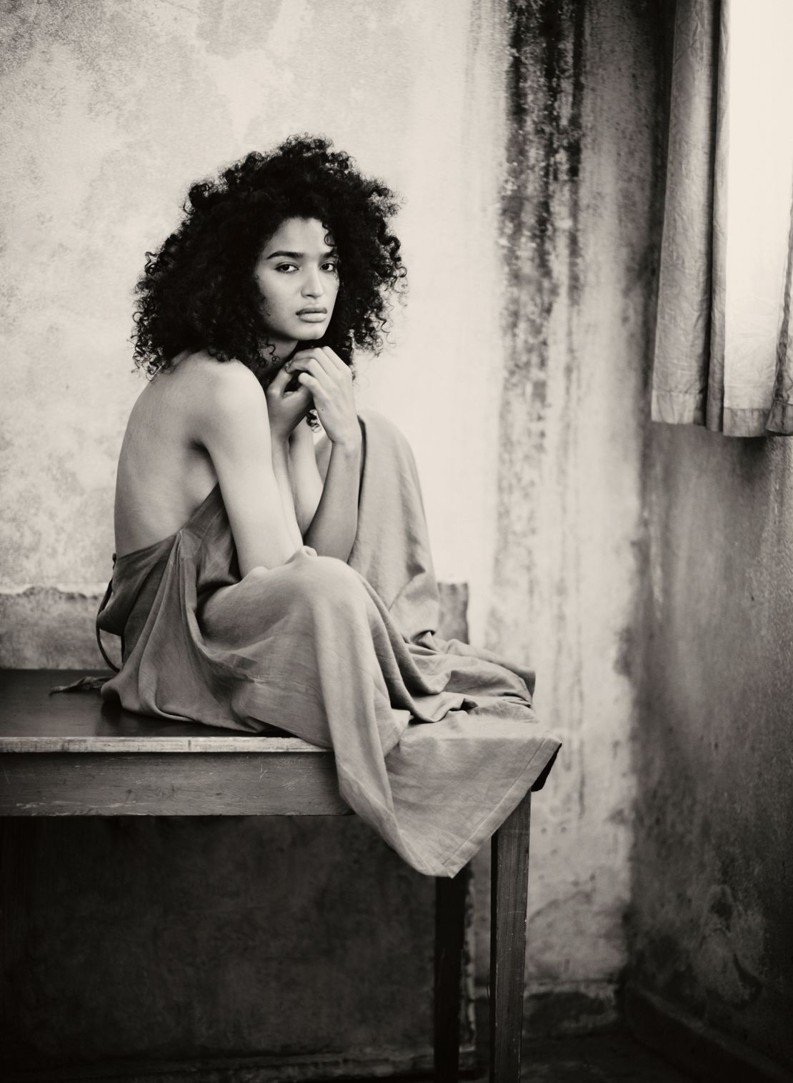 Indya Moore by Paolo Roversi for Pirelli's 2020 calendar.