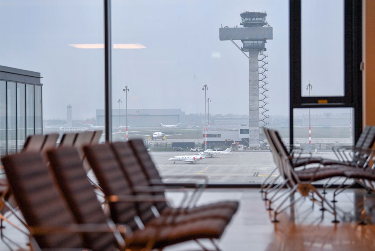 <strong>Waiting for flights: </strong>After operations start at Berlin Brandenburg airport, scheduled flights out of Tegel -- currently the city's main international airport -- will end on November 8, 2020.