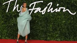 Barbadian singer Rihanna poses on the red carpet upon arrival at The Fashion Awards 2019 in London on December 2, 2019. - The Fashion Awards are an annual celebration of creativity and innovation will shine a spotlight on exceptional individuals and influential businesses that have made significant contributions to the global fashion industry over the past twelve months. (Photo by ISABEL INFANTES / AFP) / RESTRICTED TO EDITORIAL USE -  NO MARKETING NO ADVERTISING CAMPAIGNS (Photo by ISABEL INFANTES/AFP via Getty Images)