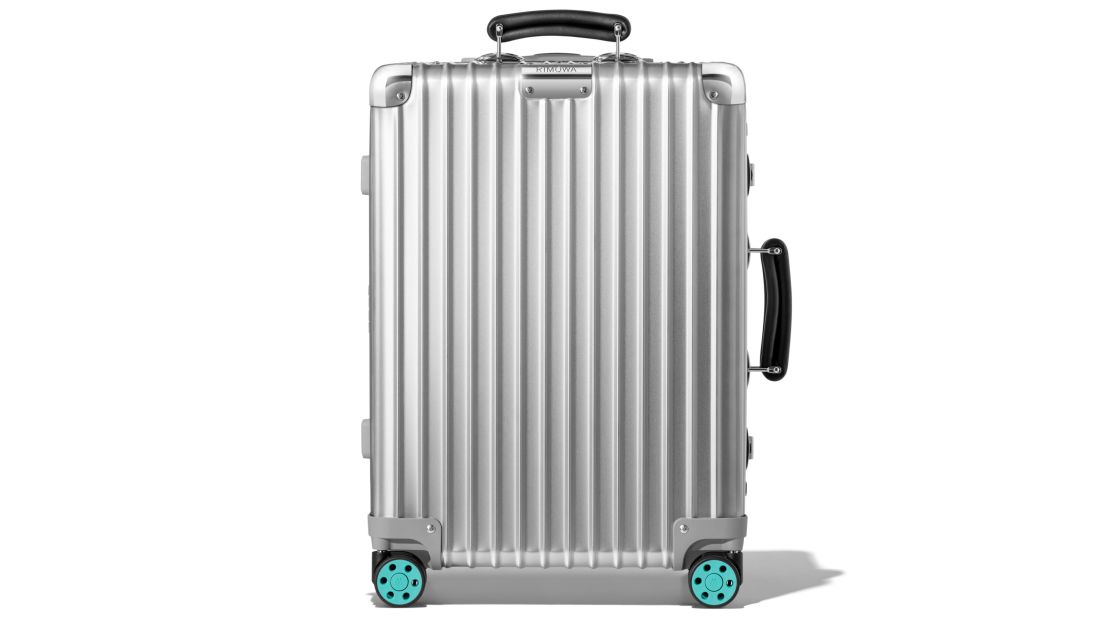 <strong>An eye-catching carry-on: </strong>German luggage manufacturer Rimowa has unveiled a new offering. The Unique line allows gift-givers to create a customized look, mix-and-matching colorful handles, leather luggage tags and wheel options.