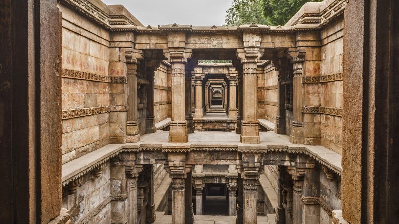 <strong>Dada Harir Stepwell: </strong>Tucked between a McDonald's and the railway tracks on the outskirts of the Gujarat city of Ahmedabad, the Dada Harir Stepwell is a photographer's dream destination.