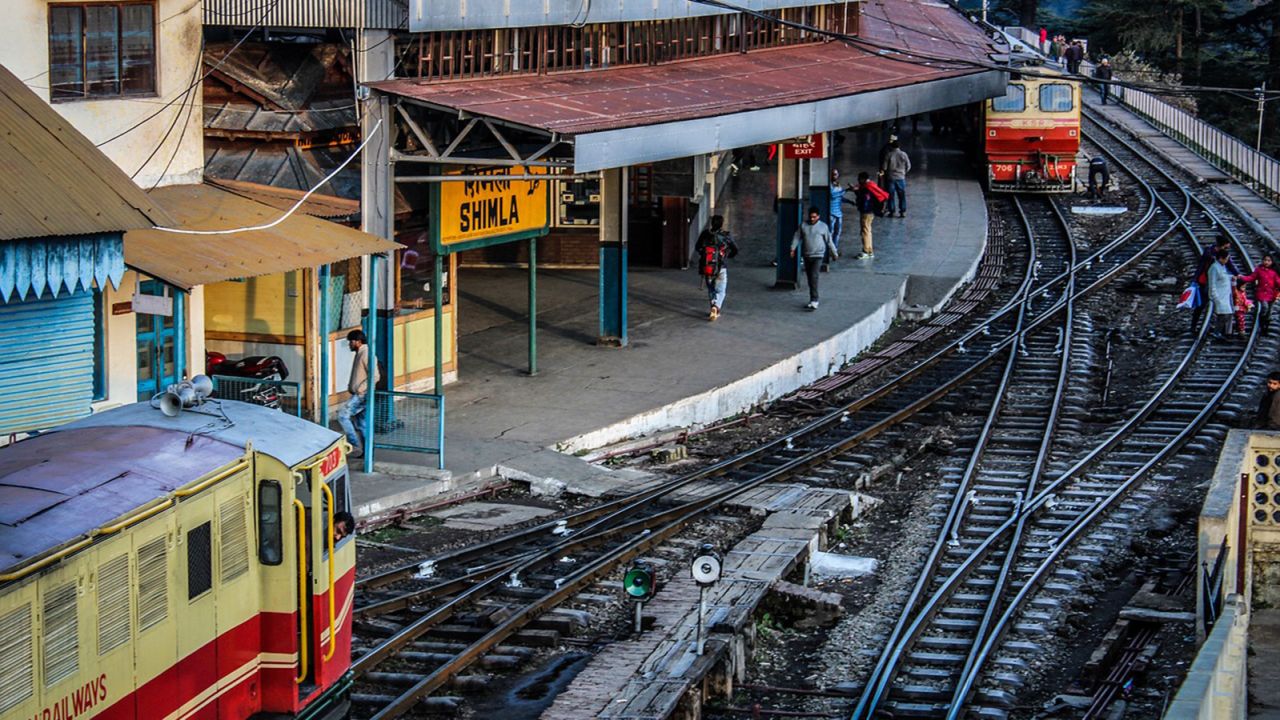 The Kalka-Shimla toy train is one of three UNESCO-listed train systems in India.