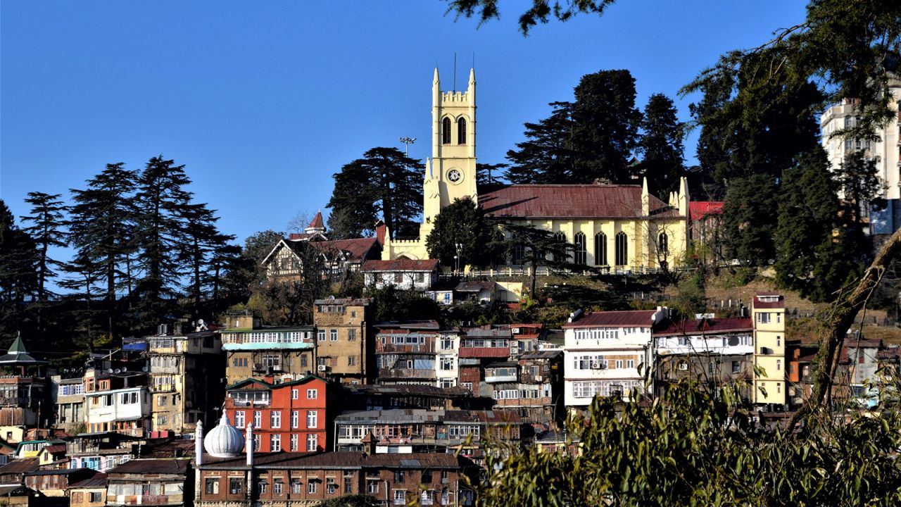<strong>Shimla: </strong>Highlights in this lovely small city include the Neo-Gothic Christ Church. 