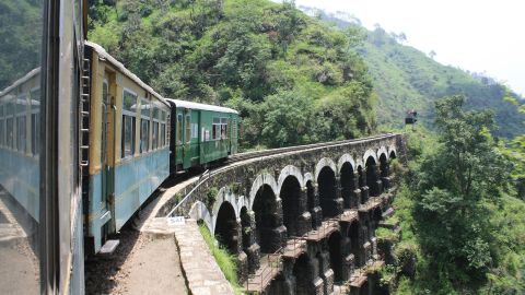 Keep an eye out for Bridge 541 as you approach Kanoh Station. It's the highest railway bridge in India.