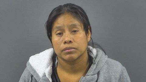 Maria Domingo-Perez was arrested Tuesday after reports that a woman gave away a child in Kentucky, police said.