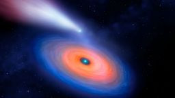 Astronomers have found a white dwarf star which appears to be surrounded by a truncated disc of gas. The disc was probably created from a gas planet being torn apart by its gravity. 