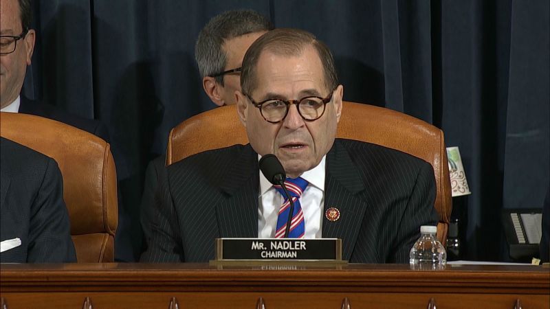 Read House Judiciary Chairman Jerry Nadlers Opening Statement For Impeachment Hearing Cnn 1216