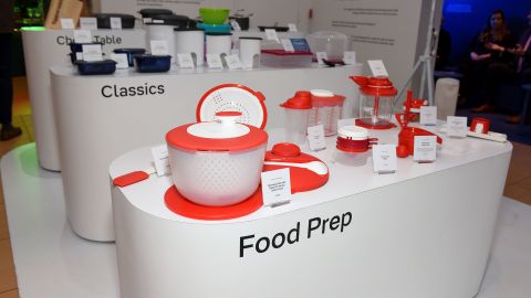 The store has products on display for customers to touch.