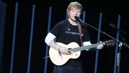 Ed Sheeran performs during the Global Citizen Festival: Mandela 100 on December 2, 2018, in Johannesburg, South Africa.