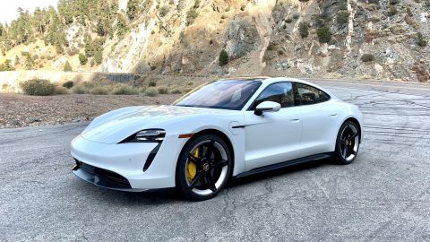 Despite having four doors, the Porsche Taycan looks and feels surprisingly like a proper sports car.