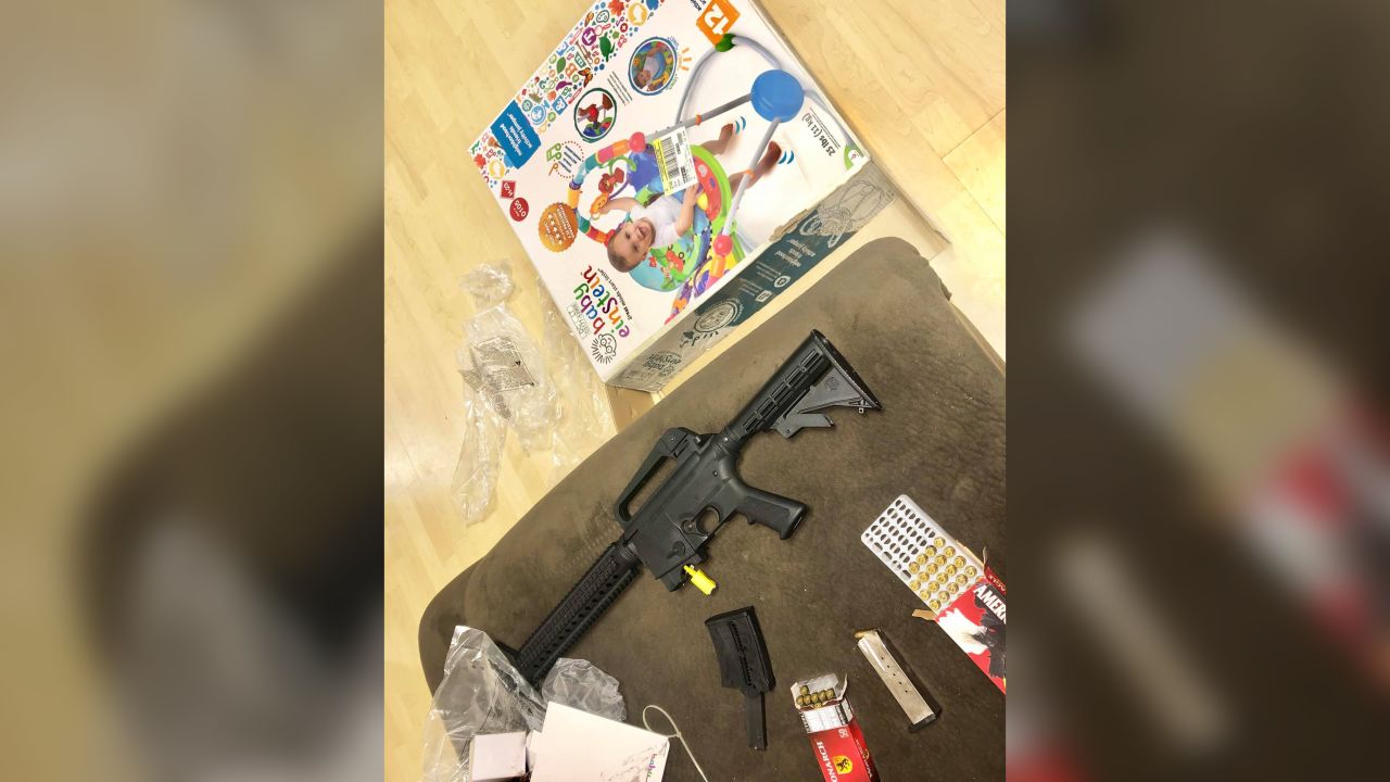 This is what a Florida couple says they found inside when they opened the baby bouncer box.