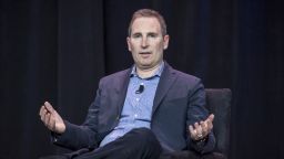 Andy Jassy, chief executive officer of web services at Amazon.com Inc., speaks during the Amazon Web Services (AWS) Summit in San Francisco, California, U.S., on Wednesday, April 19, 2017. Jassy is leading a push into artificial intelligence to boost Amazon's cloud computing, which commands about 45 percent of the market for infrastructure as a service, where companies buy basic computing and storage power from the cloud.