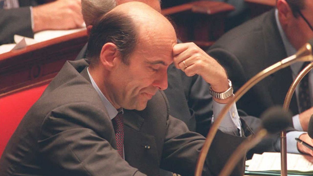 French Prime Minister Alain Juppé during a weekly parliament question and answer session in November 1995.