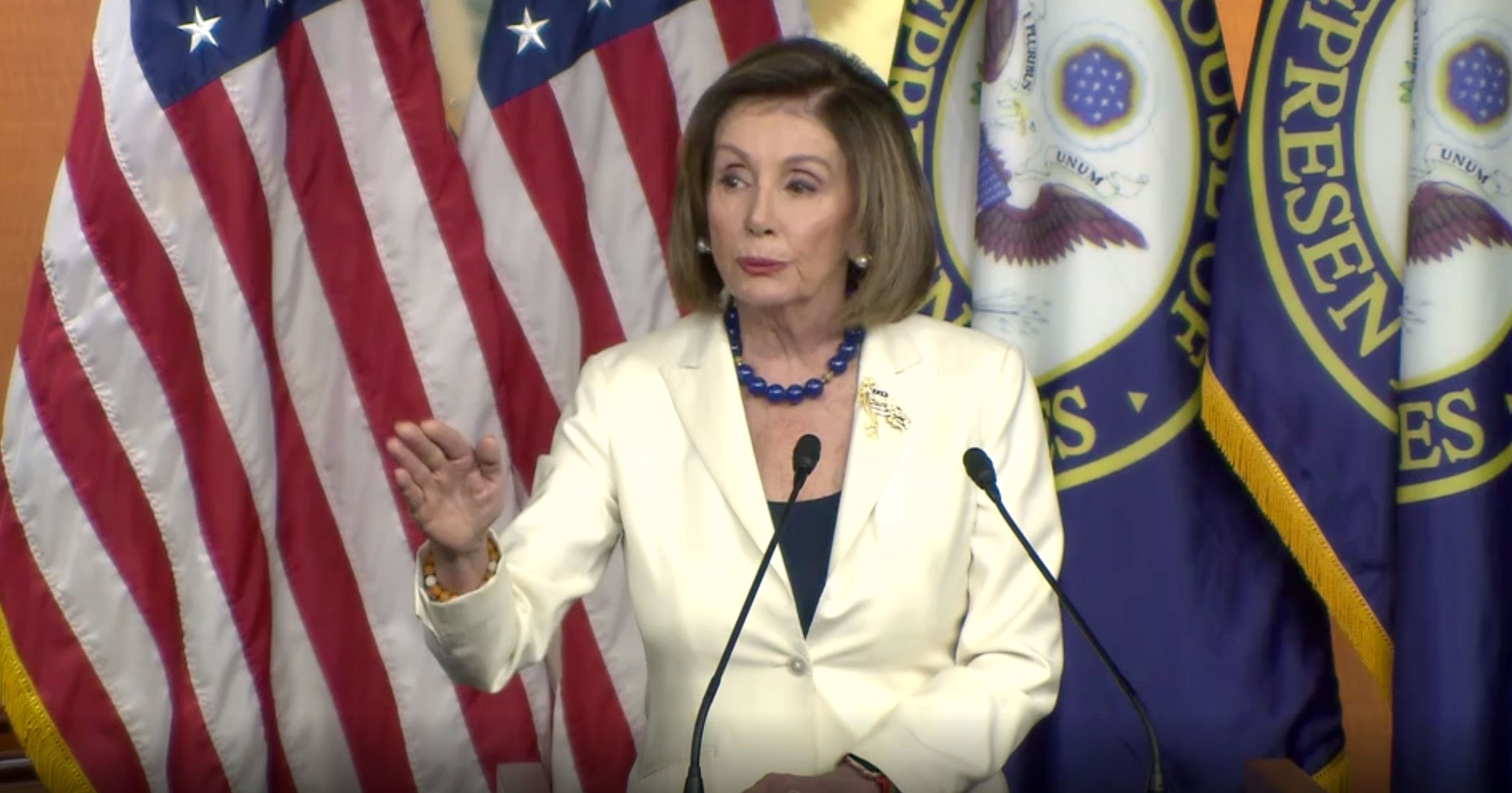 Pelosi hits back at reporter who asked if she 'hates' Trump