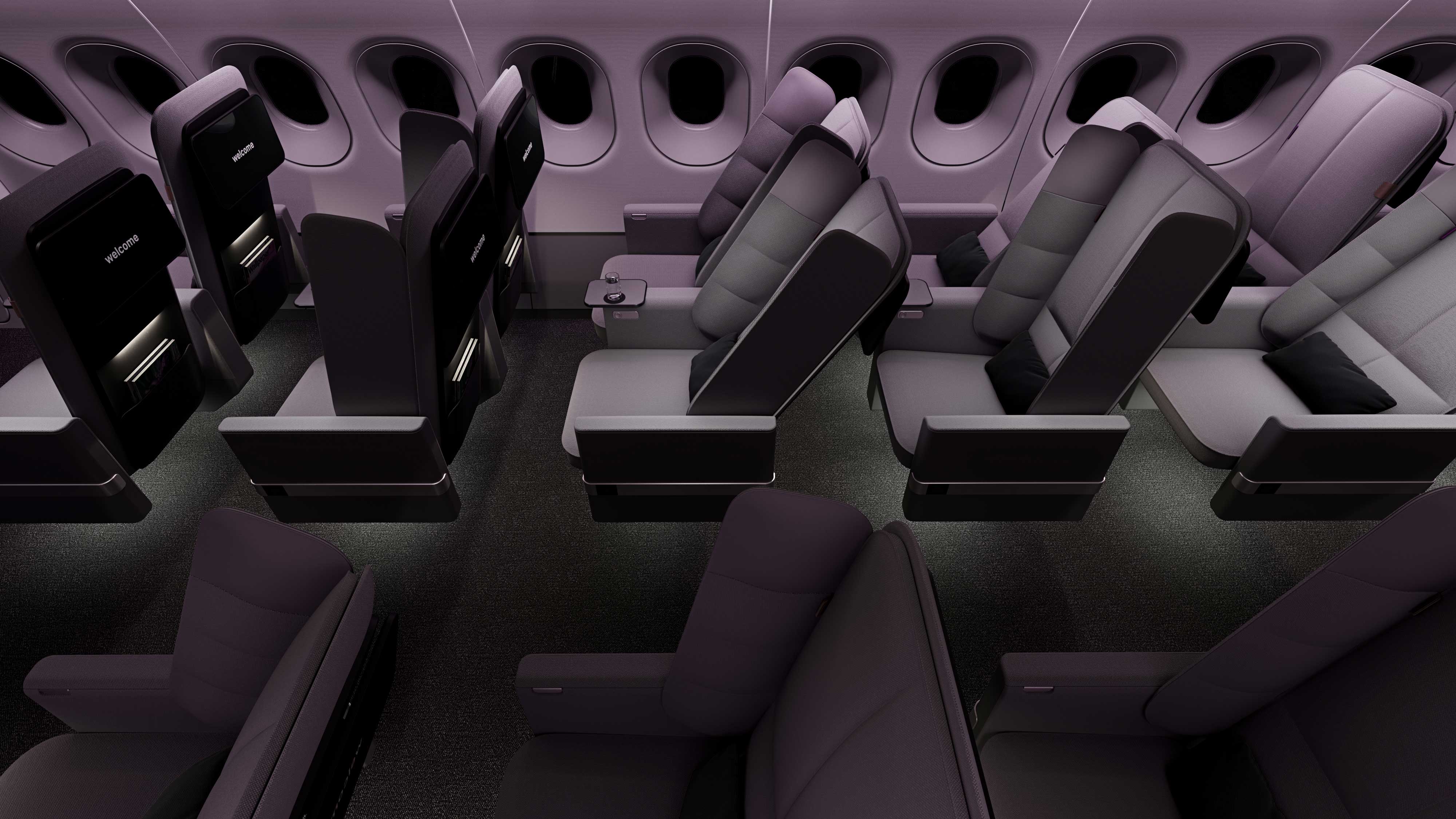 This new airplane seat could make it easier to sleep in economy