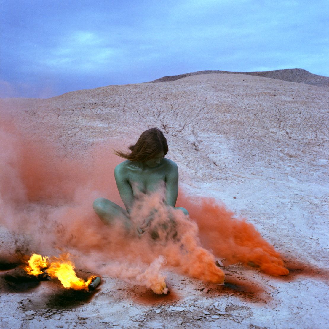 "Immolation from Women and Smoke," a 1972 fireworks performance.