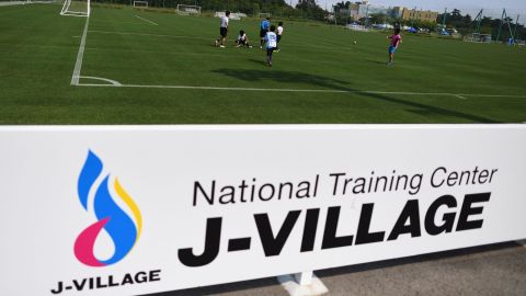 The J-Village sports complex is located around 12 miles south of the disabled Fukushima Daiichi nuclear power plant.