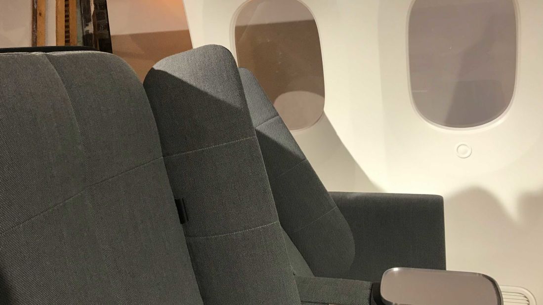 <strong>Cheap seats: </strong> The concept's creator says he wanted to innovate extra comfort for non-business class passengers. 